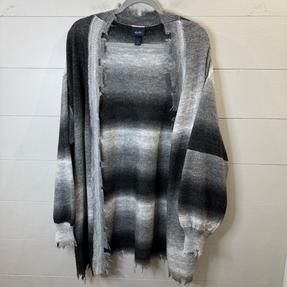 Daytrip | Gradient Stripe Cardigan Sweater Wool Size Medium